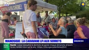 Manosque: la caravane de La France insoumise s'est rendue dans le quartier des Serrets