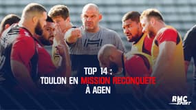 Top 14 : Toulon en mission reconquête à Agen