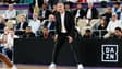 Guillaume Vizade, entraîneur du Mans, en Supercoupe face au Paris Basket, le 20 septembre 2025.