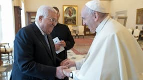 Mahmoud Abbas et le pape François, le 4 novembre 2021 au Vatican