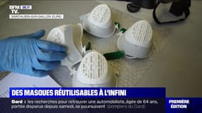 Covid-19: ces masques en plastique et fabriqués en France sont réutilisables à l'infini