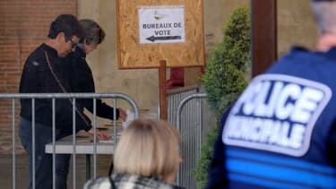 Un bureau de vote près de Toulouse (photo d'illustration).