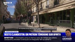 Restaurant clandestin: un patron témoigne sur BFMTV