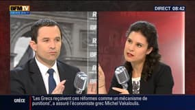 Benoît Hamon face à Apolline de Malherbe en direct