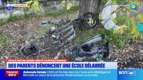 Marseille: des parents d'élèves dénoncent une école délabrée