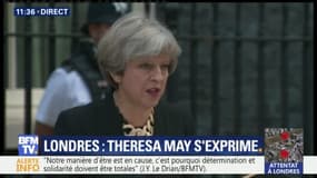 Attaque à Londres: Theresa May adresse ses prières aux victimes et à leurs proches