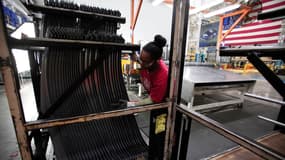 Une usine de Fiat Chrysler, dans le Michigan à Sterling Heights