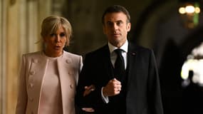 Brigitte et Emmanuel Macron (image d'illustration).