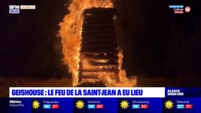 Geishouse: le feu de la Saint-Jean célébré avec un mois de retard