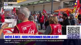 Grève du 18 octobre: 4000 personnes mobilisées à Nice selon la CGT
