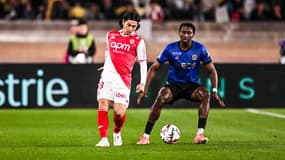 Minamino lors de Monaco-Nice, le 29 mars 2025.