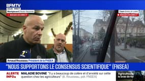 "Notre ambition c'est de tuer le moins de vaches possible", affirme Arnaud Rousseau de la FNSEA