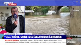 Crues dans le Rhône: "Nous sommes dans une situation extrêmement difficile", explique le maire de Brignais