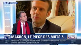 L'édito de Christophe Barbier: Emmanuel Macron et le piège des mots