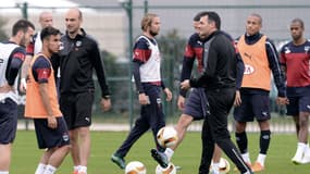 Willy Sagnol et les joueurs de Bordeaux 