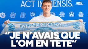 "Je n'avais que l'OM en tête", les premiers mots de Pavard à son arrivée à Marignane