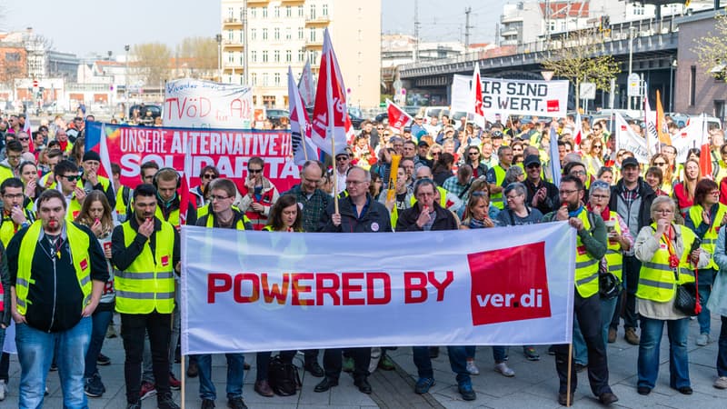 Réclamant des augmentations de salaire, les fonctionnaires allemands ont participé à des "grèves d'avertissement". (image d'illustration)