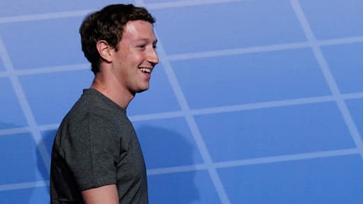 Mark Zuckerberg, le PDG de Facebook, à Barcelone en février 2014.