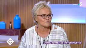 Muriel Robin le 9 septembre sur le plateau de C à vous.