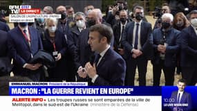  Emmanuel Macron: "Cette guerre durera et l'ensemble des crises qu'il y aura derrière auront des conséquences durables"