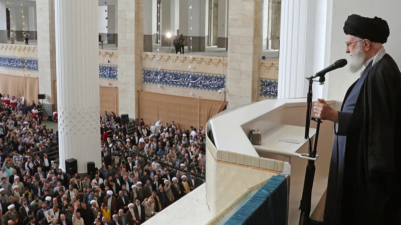 L'ayatollah Ali Khamenei à Téhéran, le 10 avril 2024