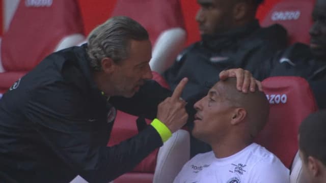 Khazri et le médecin de Montpellier. Khazri et le médecin de Montpellier.