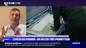 Vaccin contre le cancer: "Grâce à la connaissance accrue des cellules tumorales, on peut développer des nouveaux vaccins (...) et réussir à avoir un effet chez les patients", explique le chercheur immunologiste Steve Pascolo