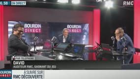 Le fou rire de Jean-Jacques Bourdin grâce à David, pêcheur... à la turlutte
