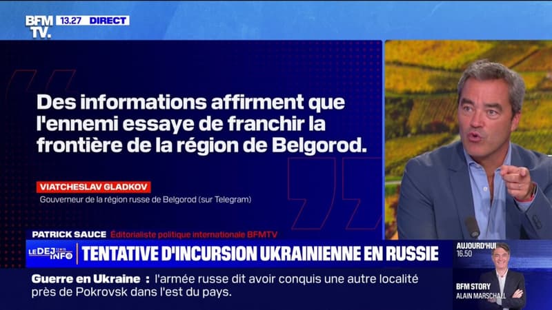 Nouvelle tentative d'incursion ukrainienne en Russie, dans la région de Belgorod