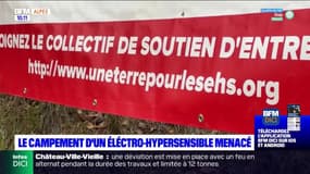 Entrepierres :  électrohypersensible, son campement est menacé par une coupe de bois 