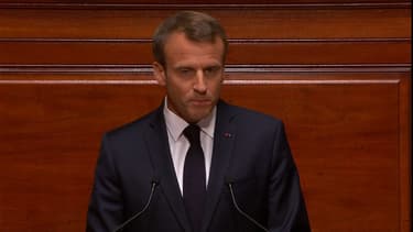 Emmanuel Macron à Versailles