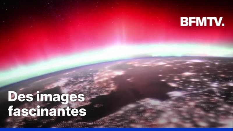 Un astronaute filme une aurore boréale depuis l'ISS