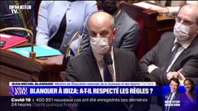 LA VÉRIF' - Jean-Michel Blanquer a-t-il respecté les règles imposées aux ministres pour leur congés en étant à Ibiza ?