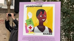 Une rue Joséphine Baker a été inaugurée à Lyon, le 11 mars 2022.