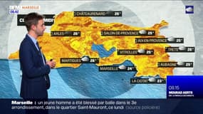 Météo Bouches-du-Rhône: des nuages porteurs de pluie dans l'après-midi, 24°C à Marseille, 26°C à Martigues