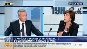 Bruno Le Maire face à Ruth Elkrief