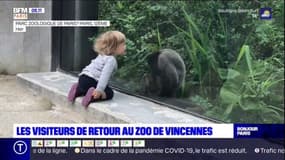 Les visiteurs de retour au zoo de Vincennes depuis lundi