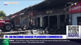 Mantes-la-Jolie: un incendie ravage plusieurs commerces