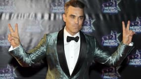 Robbie Williams aux NRJ Music Awards en 2016