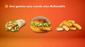 La nouvelle gamme de produits sans viande chez McDonald's