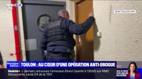 Toulon: au cœur d'une opération anti-drogue dans le quartier de la Beaucaire