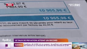 Le taux de privation atteint un record 