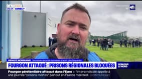 "On est effarés": le personnel de la prison de Lille-Sequedin mobilisé au lendemain de l'attaque d'un fourgon pénitentiaire dans l'Eure