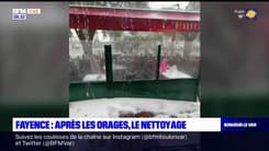 Fayence: après les orages, l'heure est au nettoyage