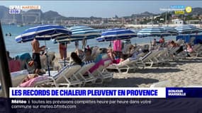 Bouches-du-Rhône: de nombreux records de chaleur ce week-end, les plages assaillies