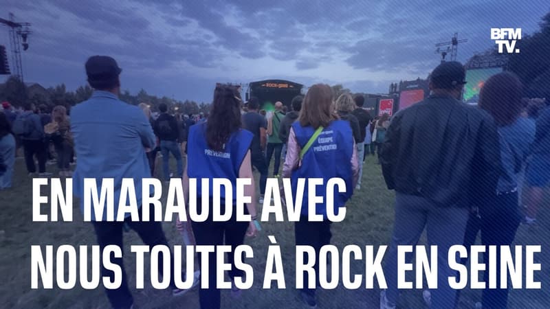 On a suivi les militantes de Nous Toutes en maraude au festival Rock en Seine