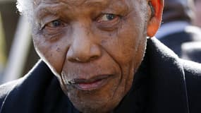 Nelson Mandela, le 17 juin 2010.
