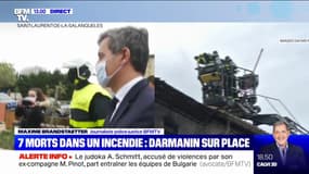 Pyrénées-Orientales: Gérald Darmanin arrive sur le lieu de l'explosion à Saint-Laurent-de-la-Salanque