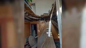 Le plancher de Louise s'est effondré le mardi 23 avril 2024, dans son appartement du 18e arrondissement de Paris