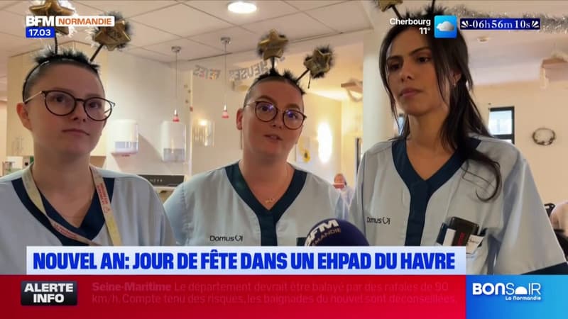 Le Havre: les résidents d'un EHPAD impatients des festivités